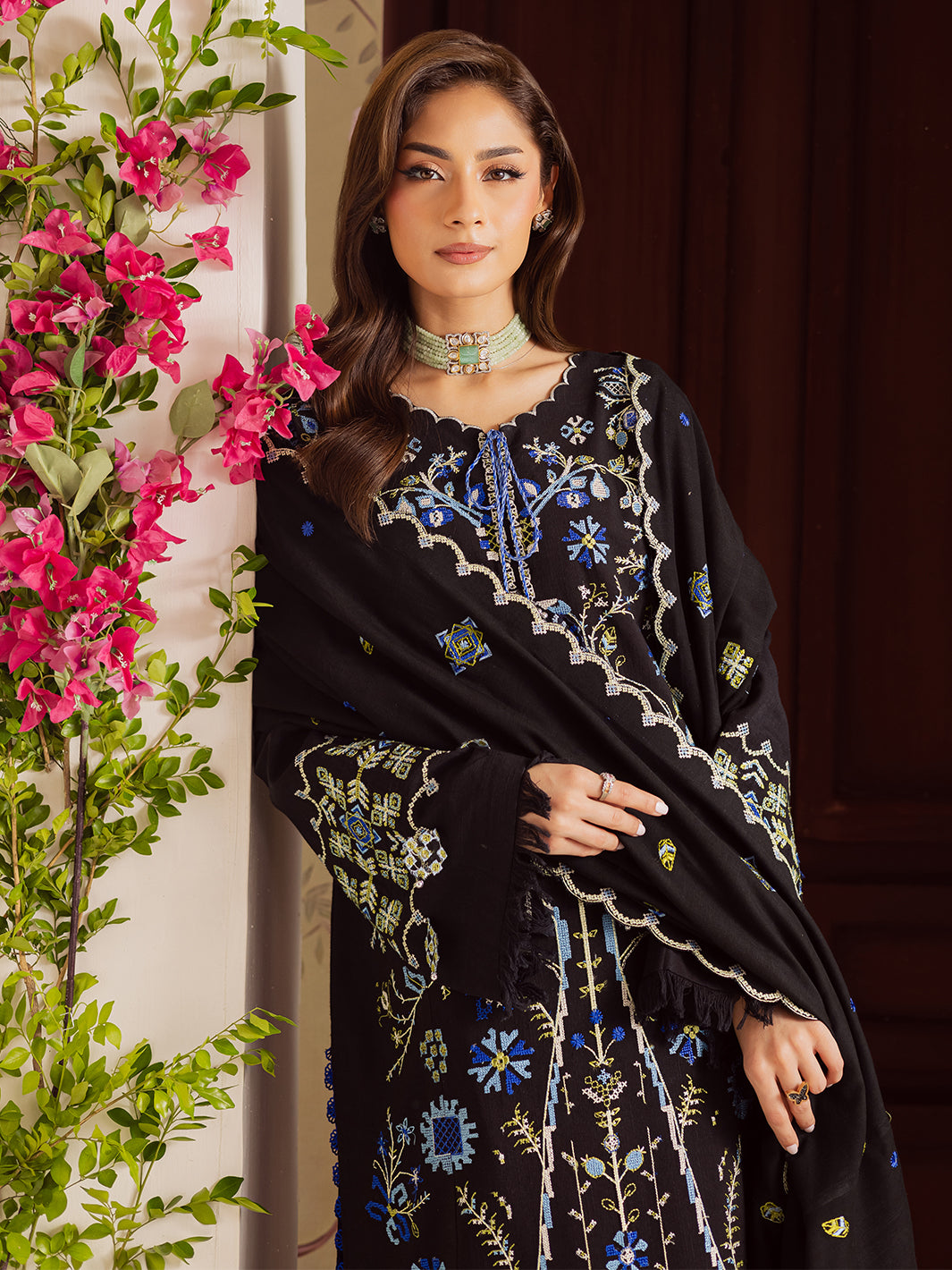 Mahnur | Nova Khaddar 25 | NK - 04 by Mahnur - Designer Dress  - Type : Ladies Clothes - Available at Libayah - 100% Original 