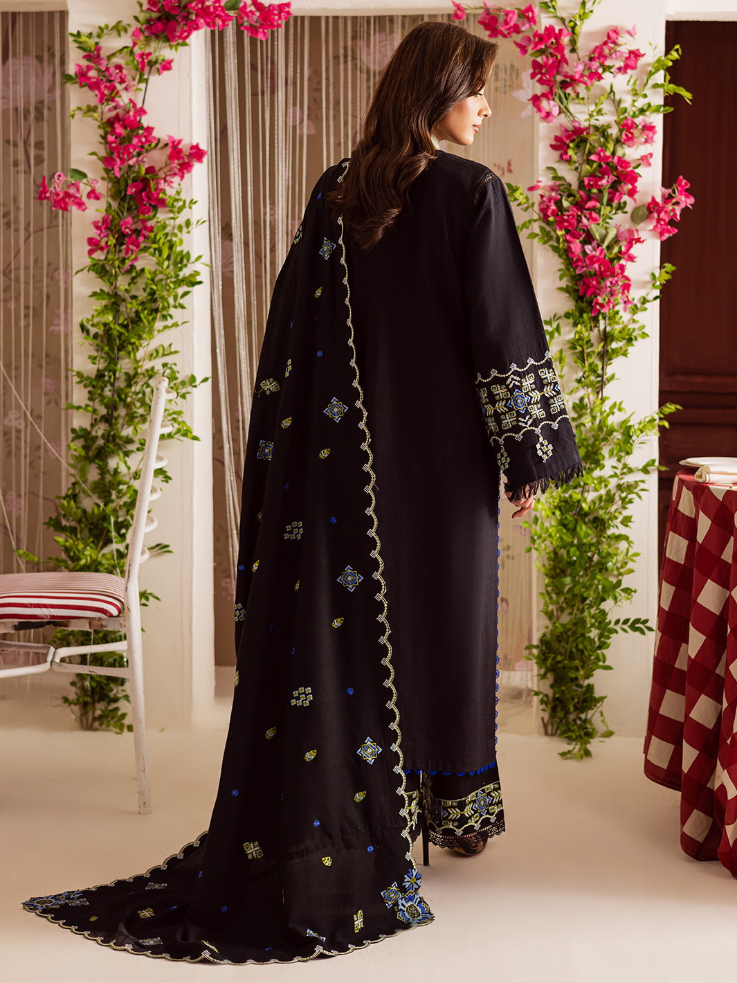 Mahnur | Nova Khaddar 25 | NK - 04 by Mahnur - Designer Dress  - Type : Ladies Clothes - Available at Libayah - 100% Original 