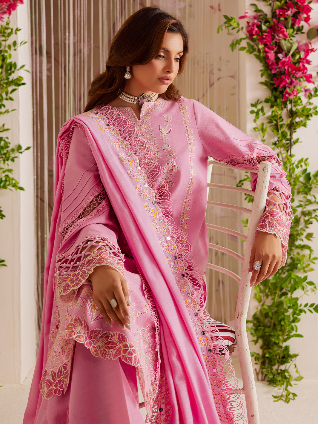 Mahnur | Nova Khaddar 25 | NK - 05 by Mahnur - Designer Dress  - Type : Ladies Clothes - Available at Libayah - 100% Original 
