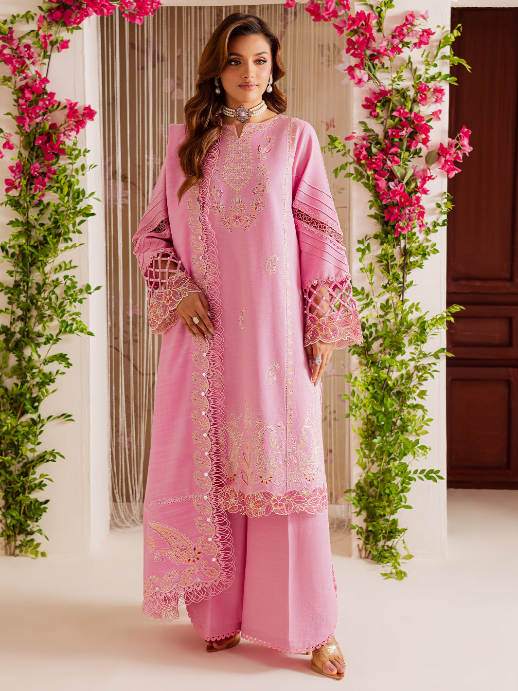 Mahnur | Nova Khaddar 25 | NK - 05 by Mahnur - Designer Dress  - Type : Ladies Clothes - Available at Libayah - 100% Original 