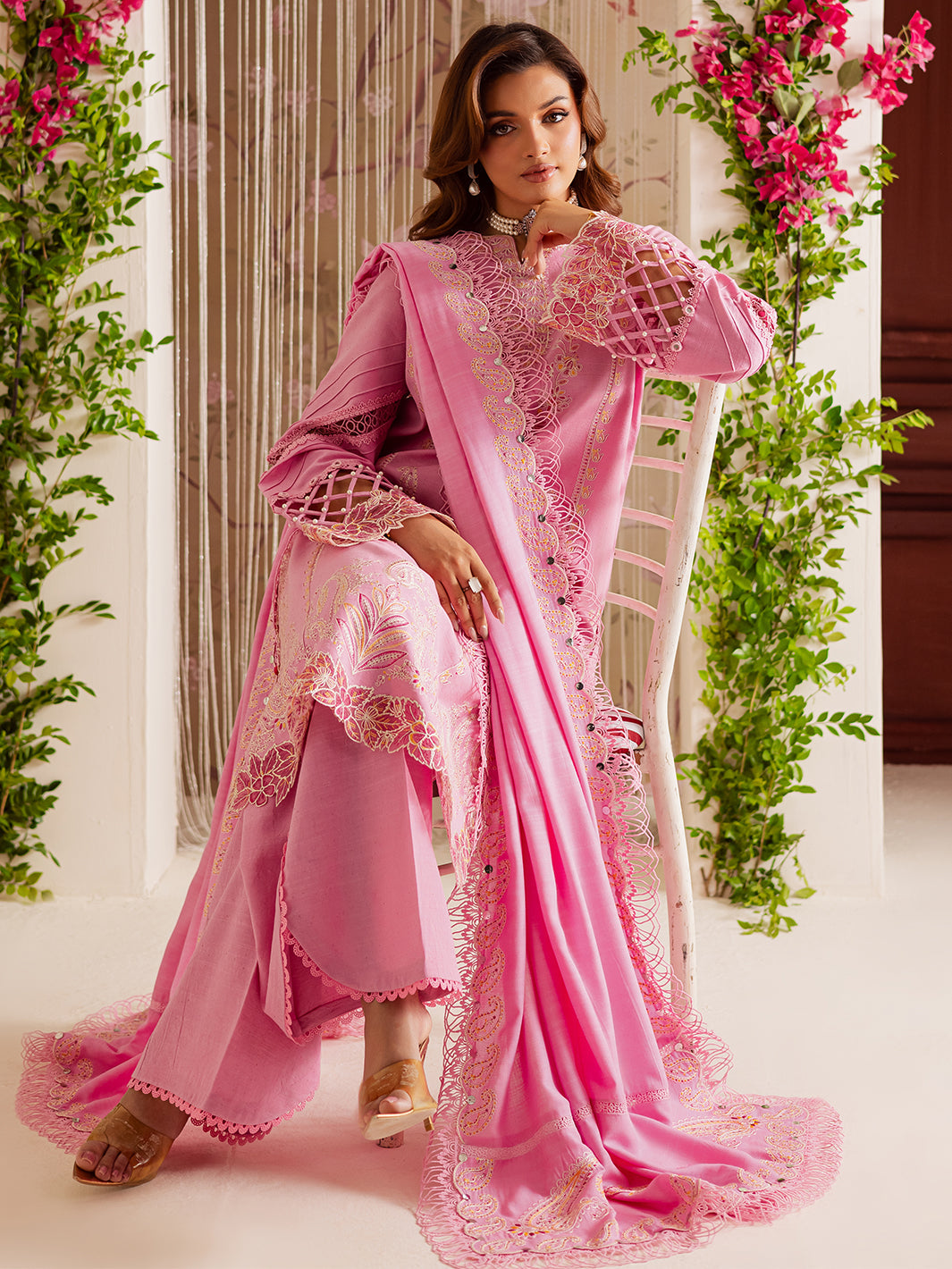 Mahnur | Nova Khaddar 25 | NK - 05 by Mahnur - Designer Dress  - Type : Ladies Clothes - Available at Libayah - 100% Original 