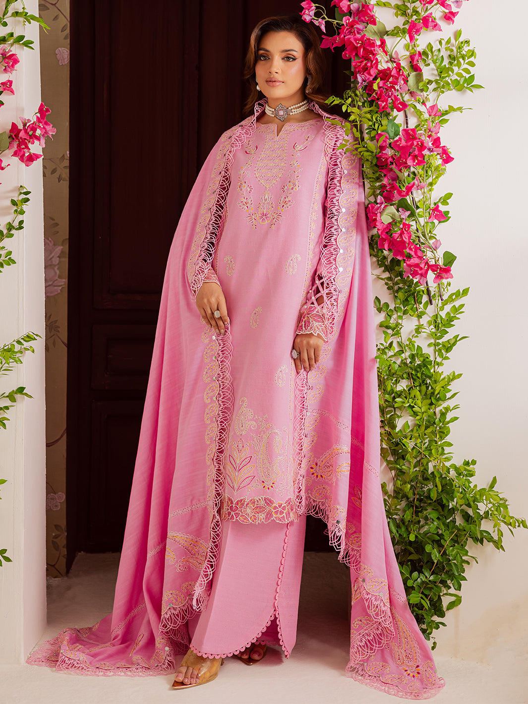Mahnur | Nova Khaddar 25 | NK - 05 by Mahnur - Designer Dress  - Type : Ladies Clothes - Available at Libayah - 100% Original 