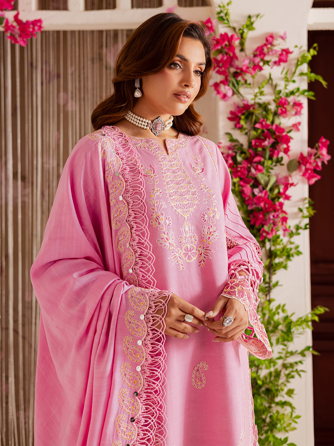 Mahnur | Nova Khaddar 25 | NK - 05 by Mahnur - Designer Dress  - Type : Ladies Clothes - Available at Libayah - 100% Original 