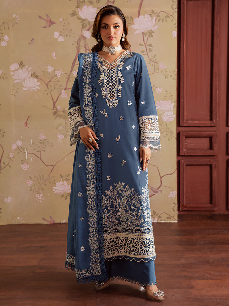 Mahnur | Nova Khaddar 25 | NK - 07 by Mahnur - Designer Dress  - Type : Ladies Clothes - Available at Libayah - 100% Original 