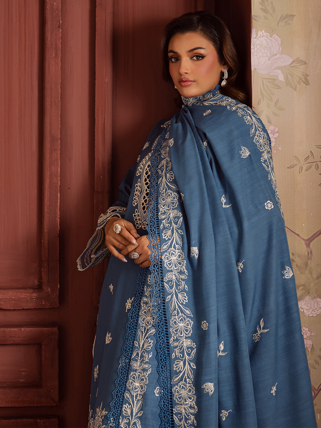 Mahnur | Nova Khaddar 25 | NK - 07 by Mahnur - Designer Dress  - Type : Ladies Clothes - Available at Libayah - 100% Original 