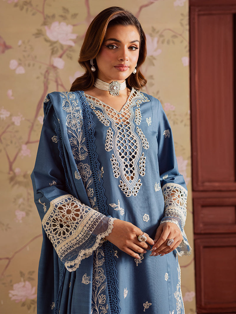 Mahnur | Nova Khaddar 25 | NK - 07 by Mahnur - Designer Dress  - Type : Ladies Clothes - Available at Libayah - 100% Original 