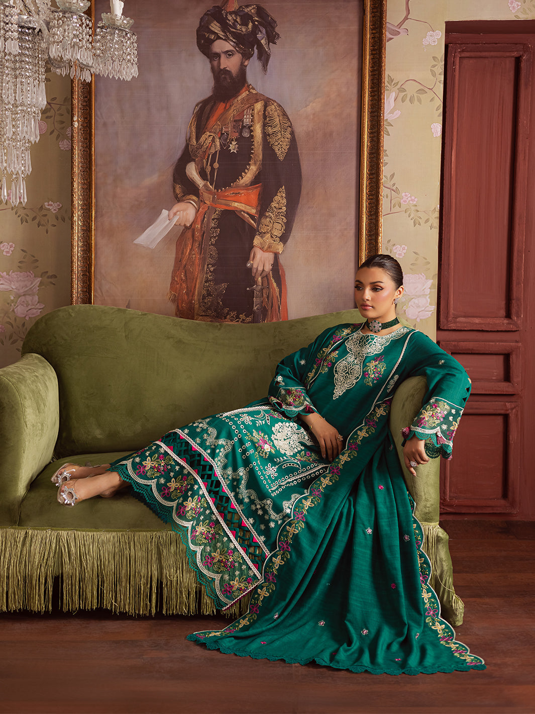 Mahnur | Nova Khaddar 25 | NK - 09 by Mahnur - Designer Dress  - Type : Ladies Clothes - Available at Libayah - 100% Original 