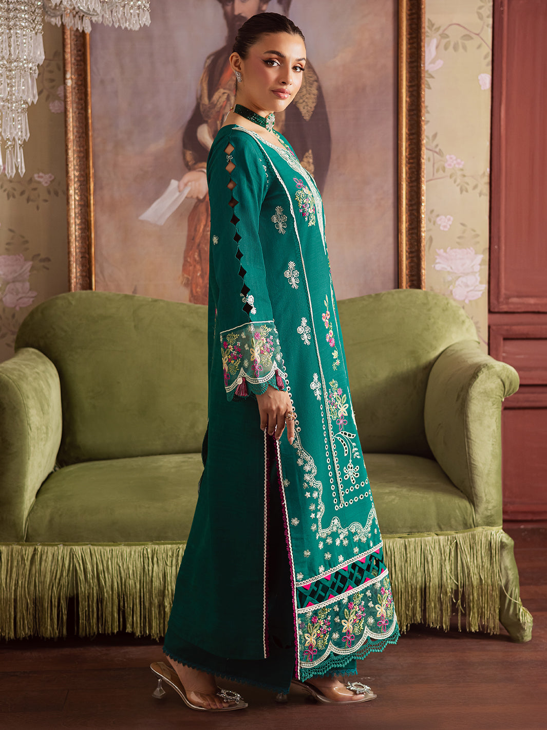 Mahnur | Nova Khaddar 25 | NK - 09 by Mahnur - Designer Dress  - Type : Ladies Clothes - Available at Libayah - 100% Original 