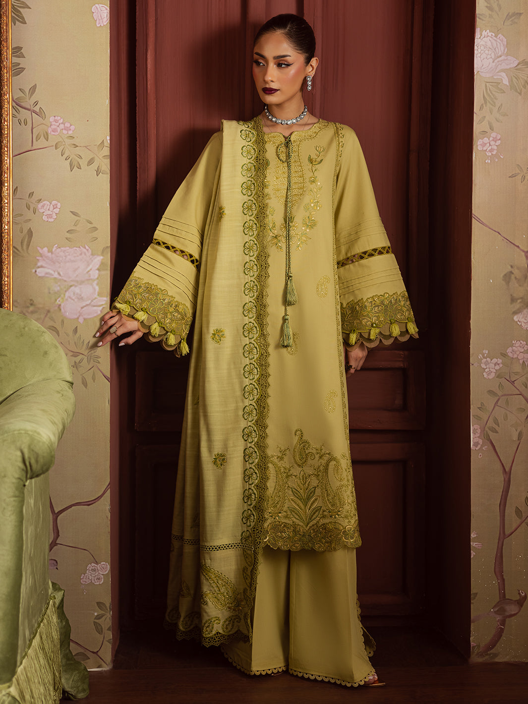 Mahnur | Nova Khaddar 25 | NK - 10 by Mahnur - Designer Dress  - Type : Ladies Clothes - Available at Libayah - 100% Original 