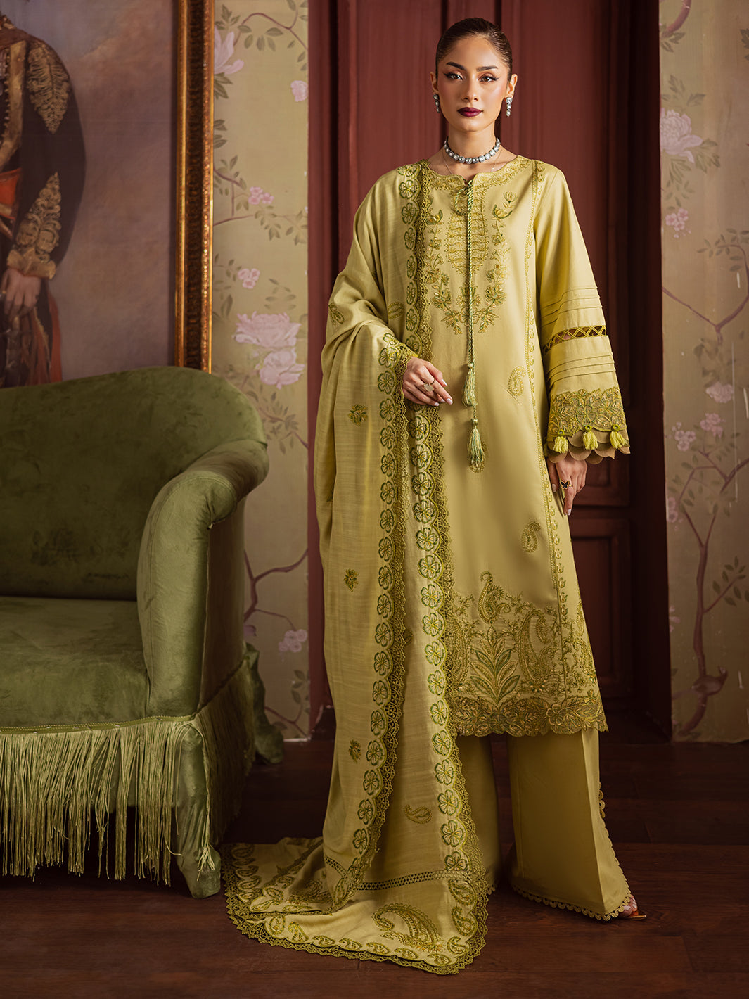 Mahnur | Nova Khaddar 25 | NK - 10 by Mahnur - Designer Dress  - Type : Ladies Clothes - Available at Libayah - 100% Original 