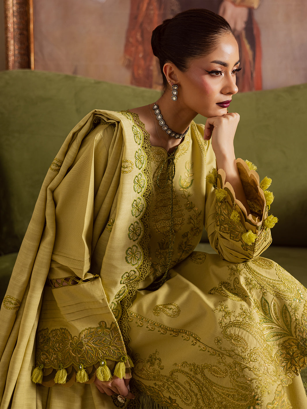 Mahnur | Nova Khaddar 25 | NK - 10 by Mahnur - Designer Dress  - Type : Ladies Clothes - Available at Libayah - 100% Original 