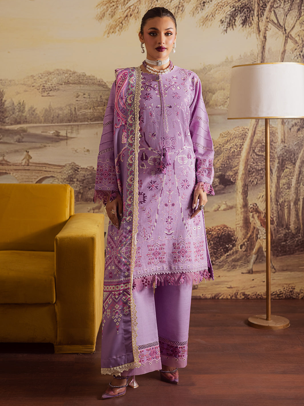Mahnur | Nova Khaddar 25 | NK - 11 by Mahnur - Designer Dress  - Type : Ladies Clothes - Available at Libayah - 100% Original 