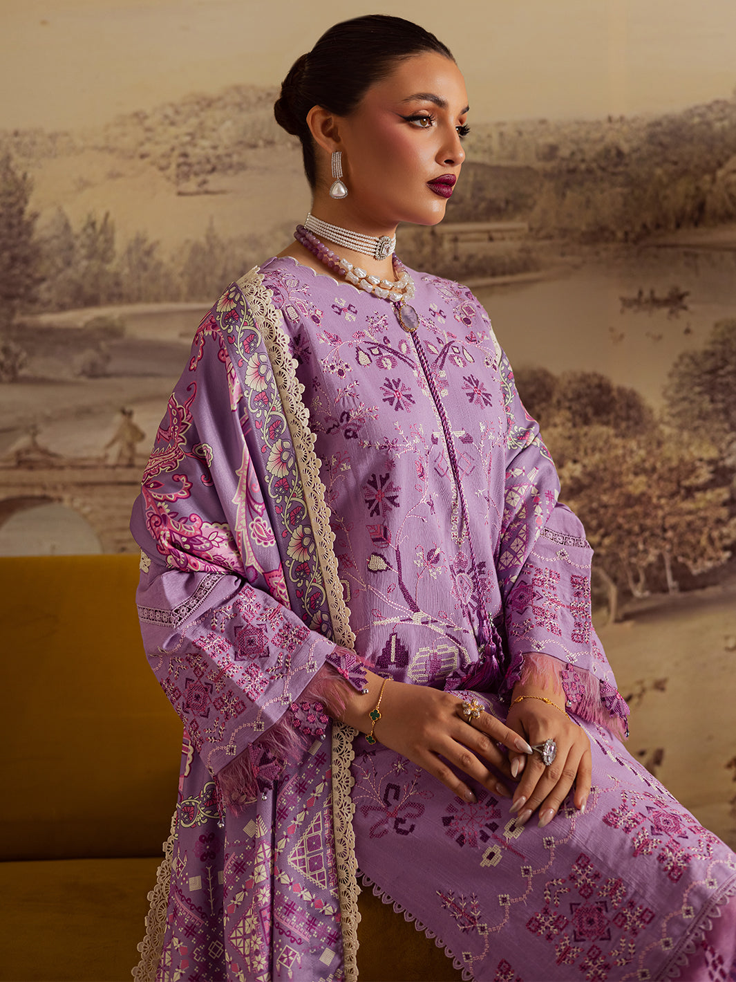 Mahnur | Nova Khaddar 25 | NK - 11 by Mahnur - Designer Dress  - Type : Ladies Clothes - Available at Libayah - 100% Original 