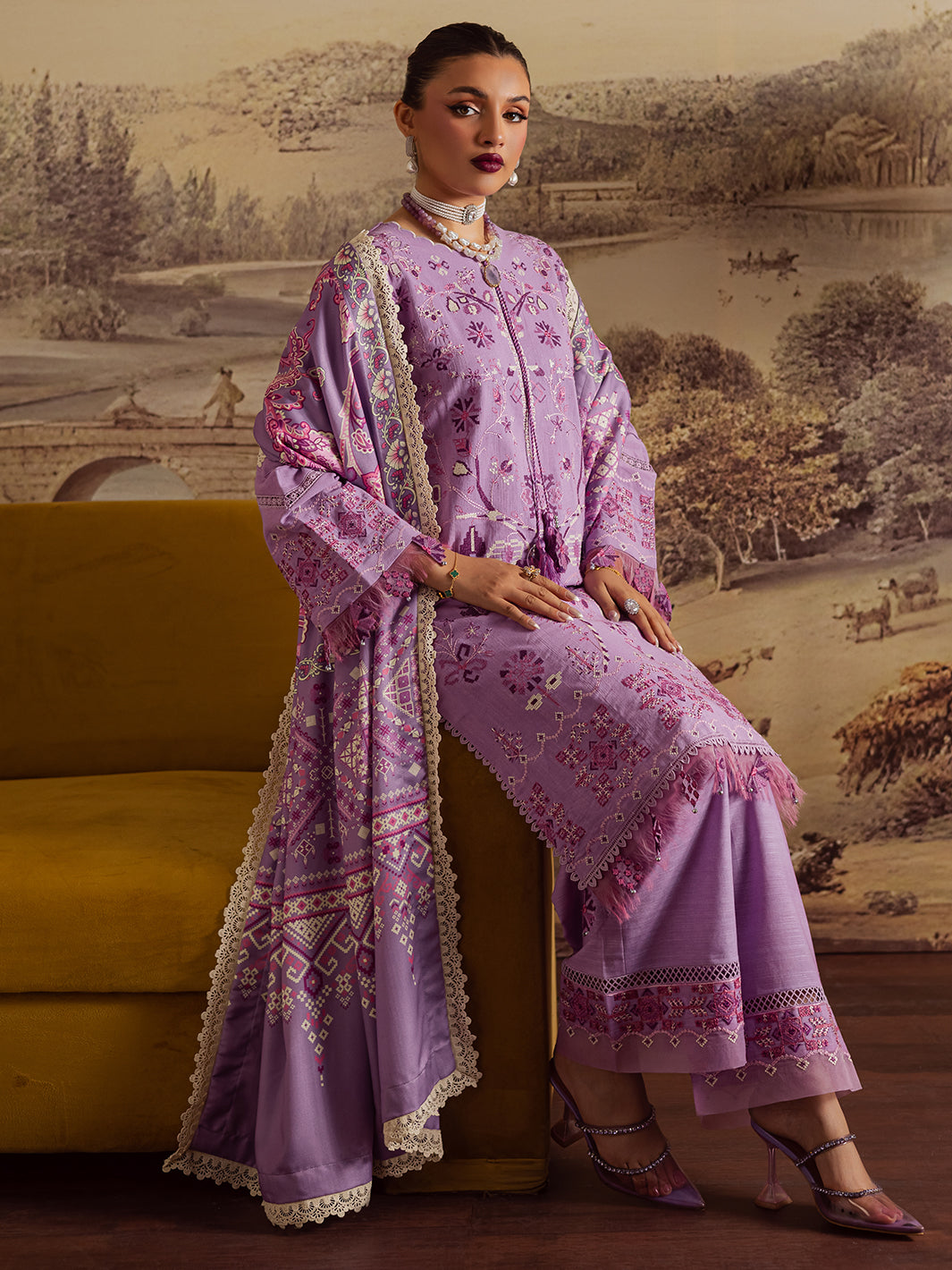 Mahnur | Nova Khaddar 25 | NK - 11 by Mahnur - Designer Dress  - Type : Ladies Clothes - Available at Libayah - 100% Original 