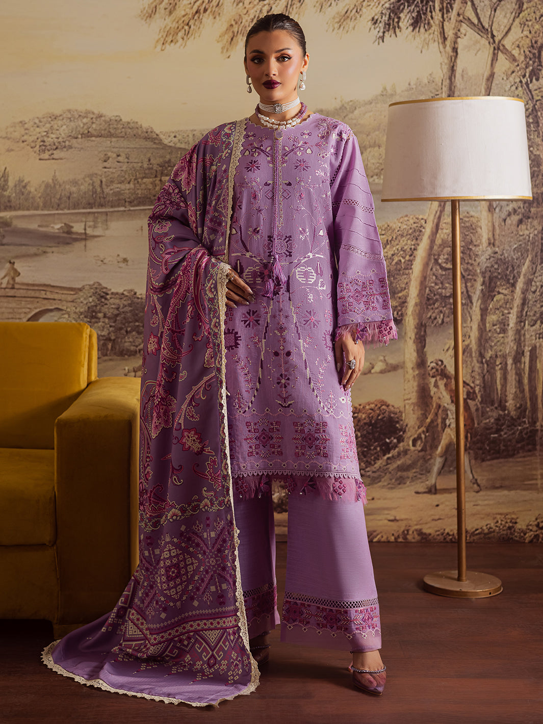 Mahnur | Nova Khaddar 25 | NK - 11 by Mahnur - Designer Dress  - Type : Ladies Clothes - Available at Libayah - 100% Original 