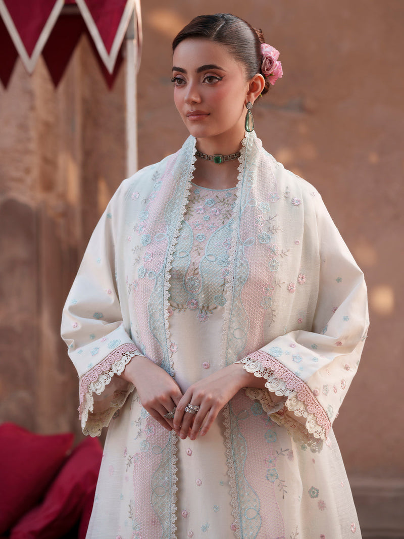 Mahnur | Nilofer Luxury Lawn 26 | NL-02 by Mahnur - Designer Dress  - Type : Ladies Clothes - Available at Libayah - 100% Original 