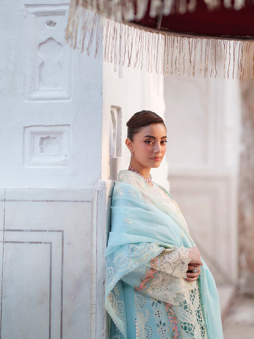Mahnur | Nilofer Luxury Lawn 26 | NL-03 by Mahnur - Designer Dress  - Type : Ladies Clothes - Available at Libayah - 100% Original 