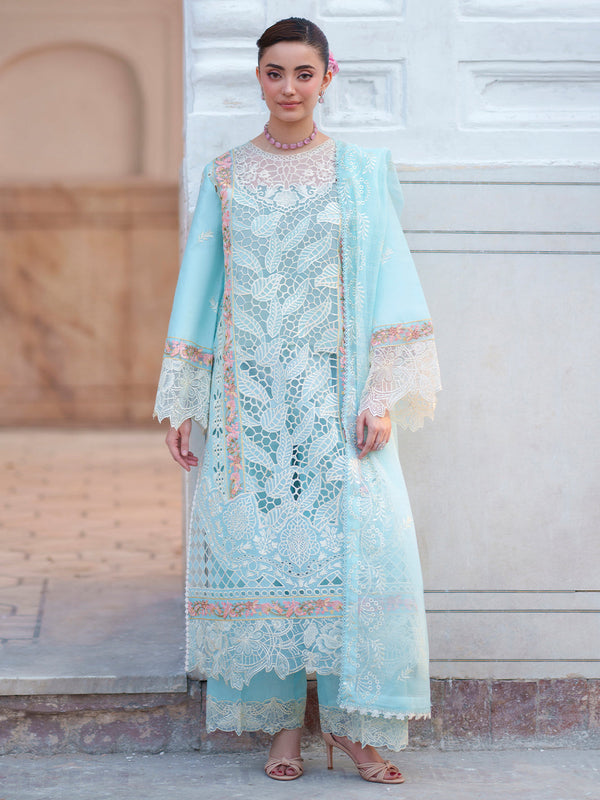 Mahnur | Nilofer Luxury Lawn 26 | NL-03 by Mahnur - Designer Dress  - Type : Ladies Clothes - Available at Libayah - 100% Original 