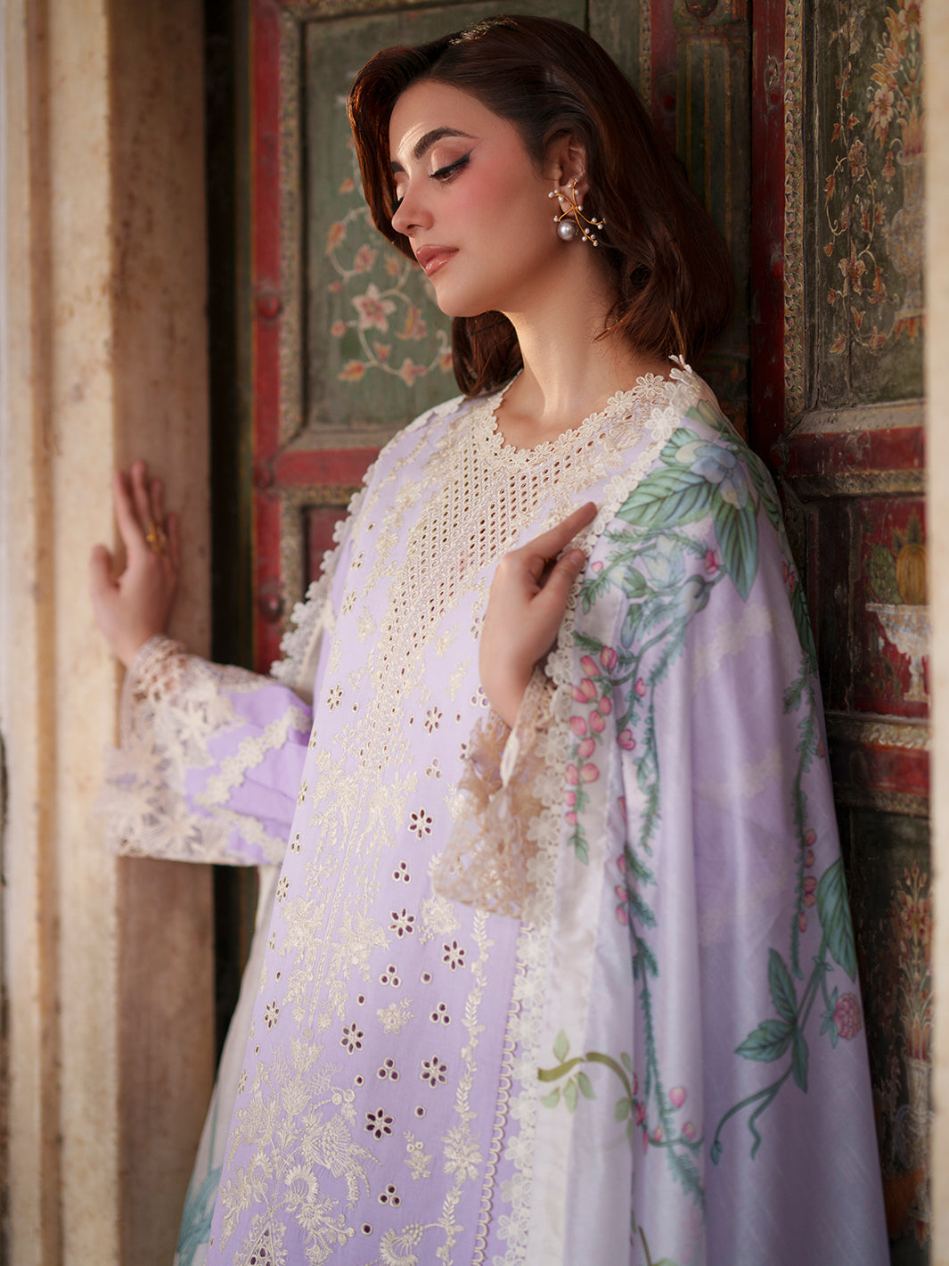 Mahnur | Nilofer Luxury Lawn 26 | NL-05 by Mahnur - Designer Dress  - Type : Ladies Clothes - Available at Libayah - 100% Original 
