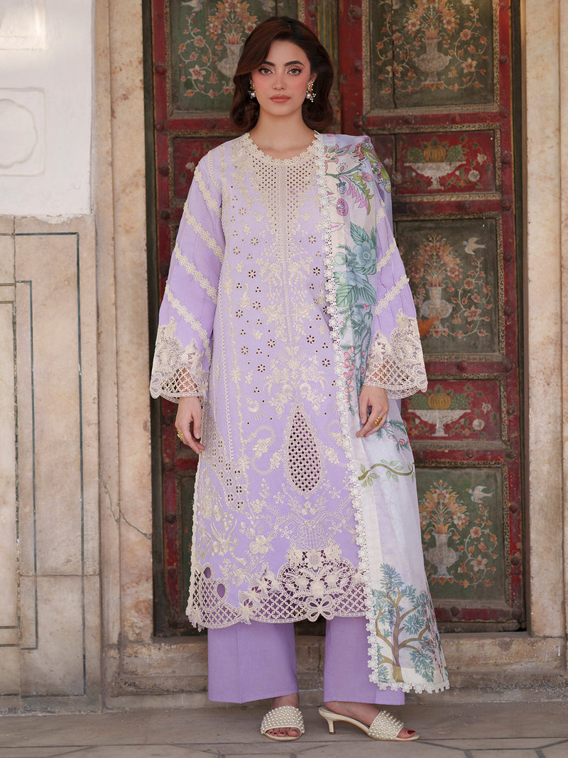Mahnur | Nilofer Luxury Lawn 26 | NL-05 by Mahnur - Designer Dress  - Type : Ladies Clothes - Available at Libayah - 100% Original 