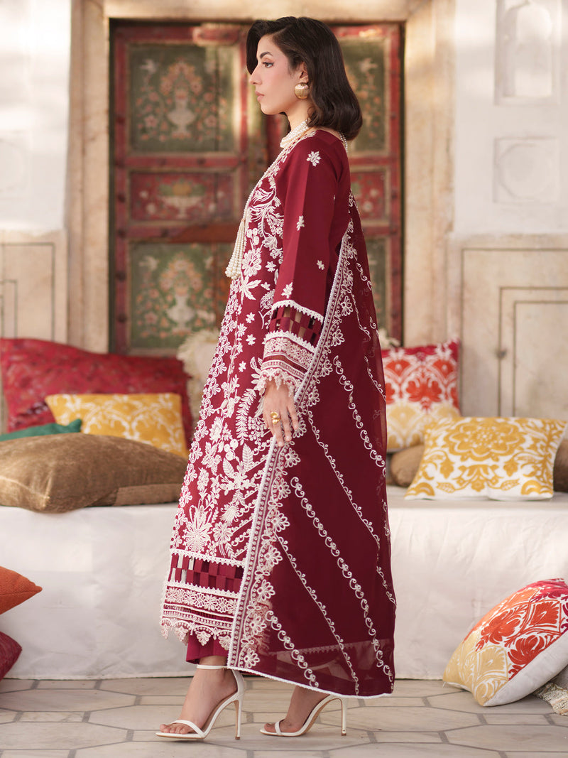 Mahnur | Nilofer Luxury Lawn 26 | NL-08 by Mahnur - Designer Dress  - Type : Ladies Clothes - Available at Libayah - 100% Original 