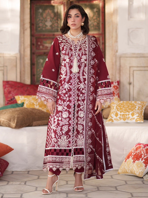 Mahnur | Nilofer Luxury Lawn 26 | NL-08 by Mahnur - Designer Dress  - Type : Ladies Clothes - Available at Libayah - 100% Original 