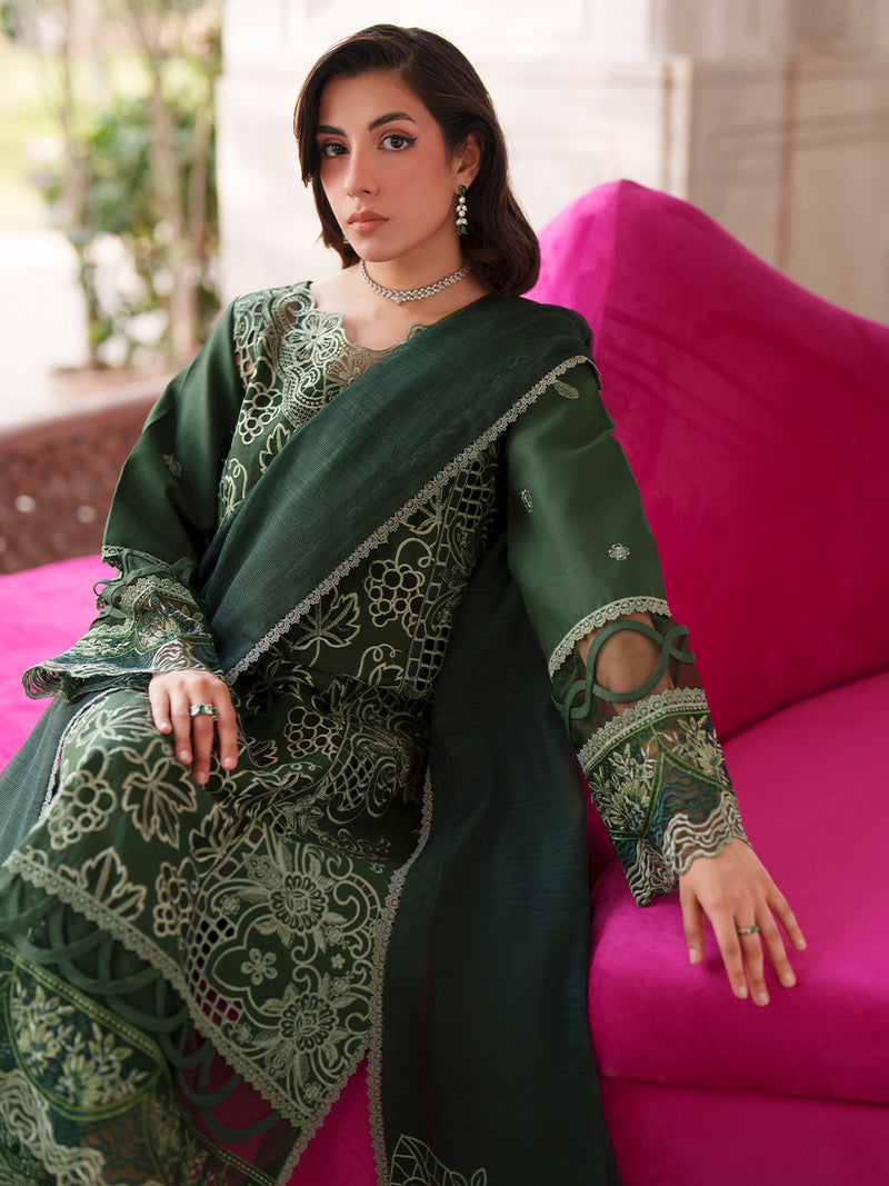 Mahnur | Nilofer Luxury Lawn 26 | NL-09 by Mahnur - Designer Dress  - Type : Ladies Clothes - Available at Libayah - 100% Original 