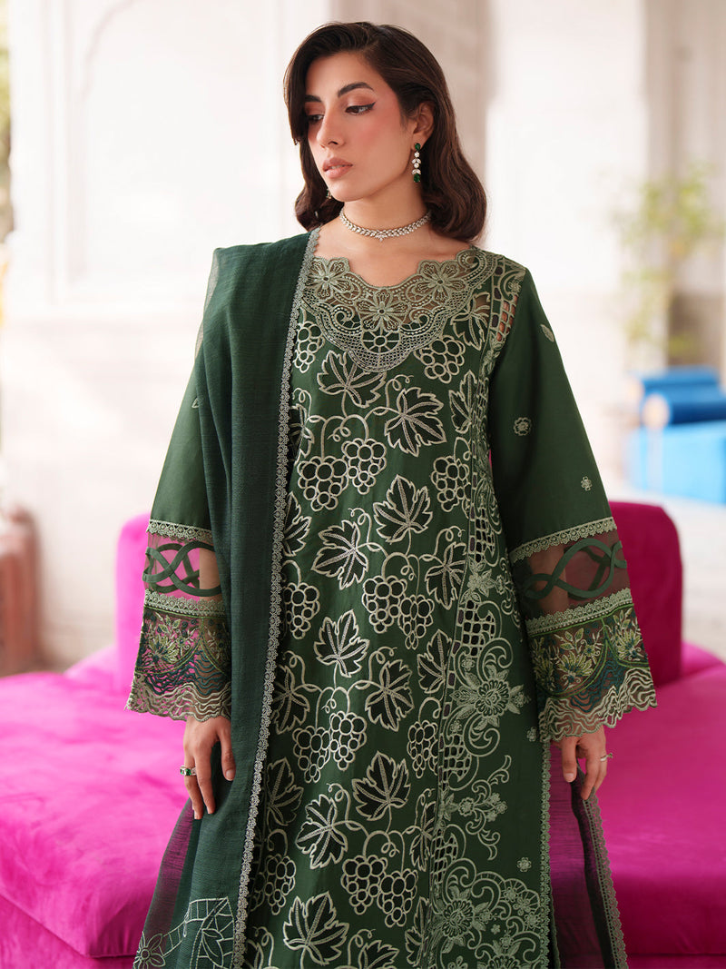 Mahnur | Nilofer Luxury Lawn 26 | NL-09 by Mahnur - Designer Dress  - Type : Ladies Clothes - Available at Libayah - 100% Original 