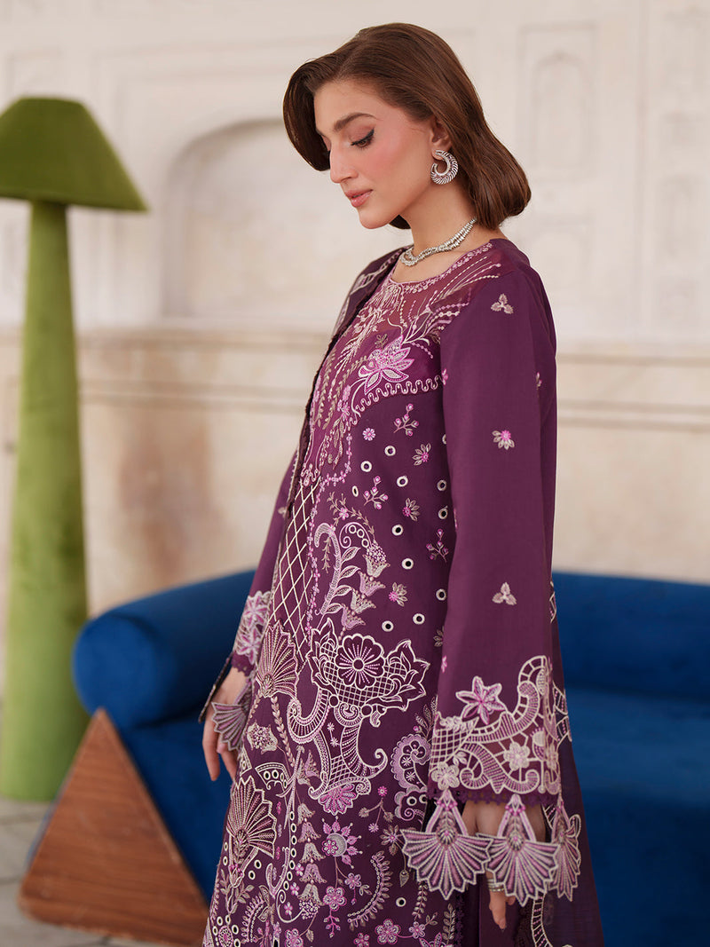 Mahnur | Nilofer Luxury Lawn 26 | NL-10 by Mahnur - Designer Dress  - Type : Ladies Clothes - Available at Libayah - 100% Original 