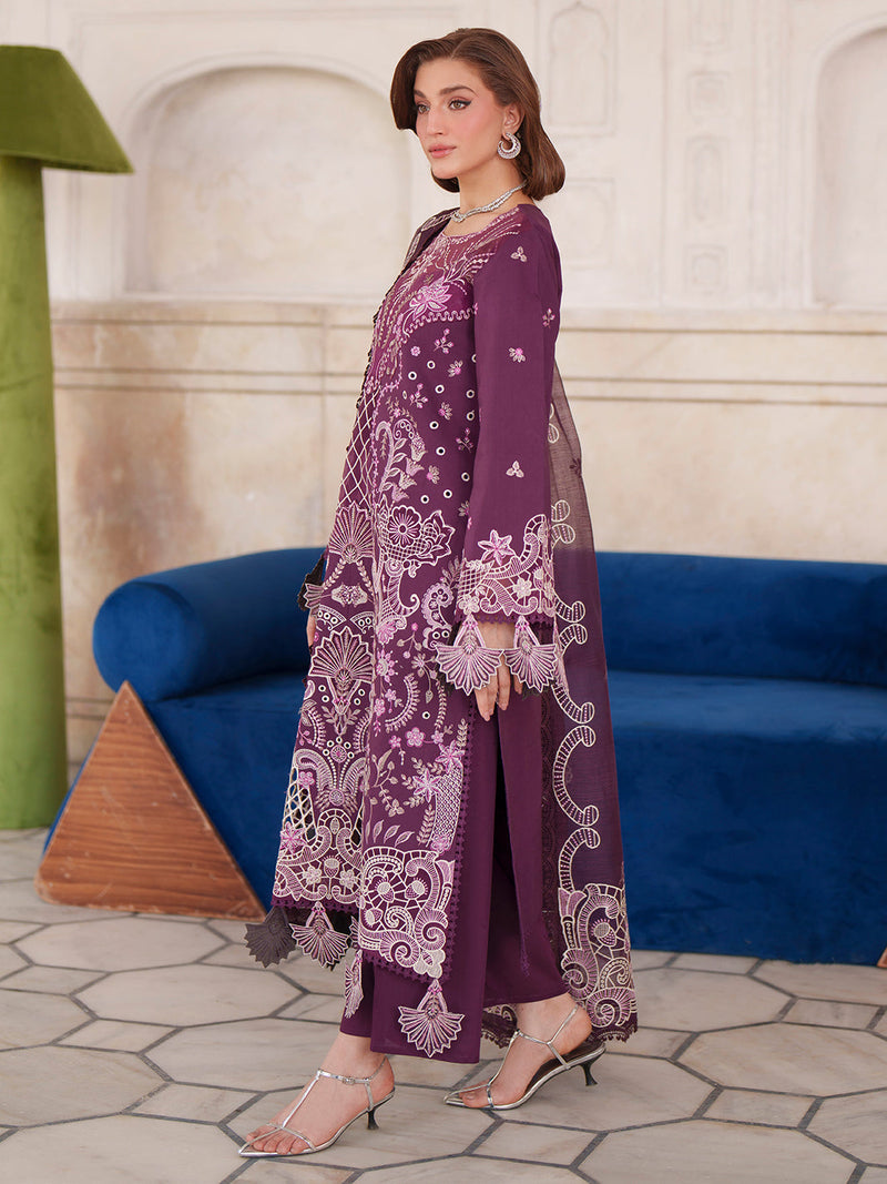 Mahnur | Nilofer Luxury Lawn 26 | NL-10 by Mahnur - Designer Dress  - Type : Ladies Clothes - Available at Libayah - 100% Original 