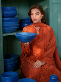 Mahnur | Nilofer Luxury Lawn 26 | NL-11 by Mahnur - Designer Dress  - Type : Ladies Clothes - Available at Libayah - 100% Original 