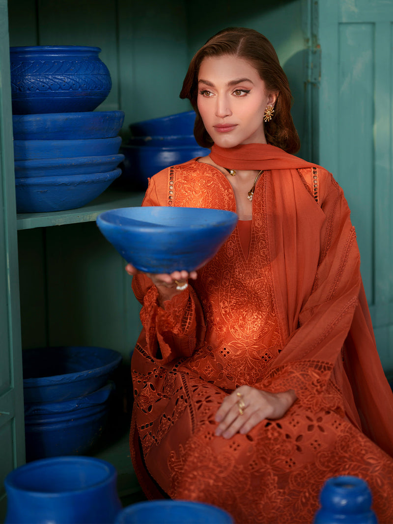 Mahnur | Nilofer Luxury Lawn 26 | NL-11 by Mahnur - Designer Dress  - Type : Ladies Clothes - Available at Libayah - 100% Original 