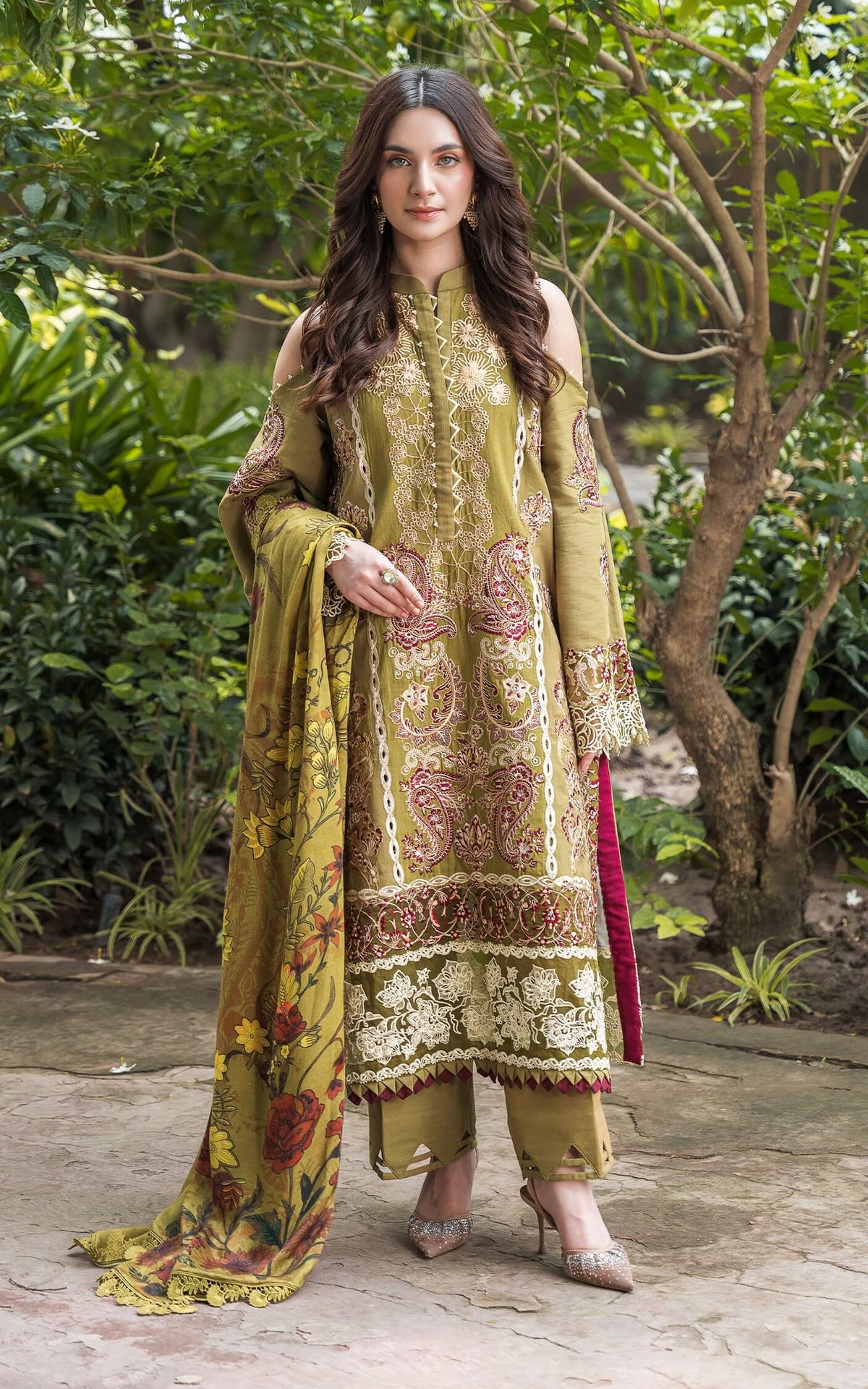 Asifa and Nabeel | Luxury Winter 24 | NOA WL-04 by Asifa and Nabeel - Designer Dress - Type: Ladies Clothes - Available at Libayah - 100% Original