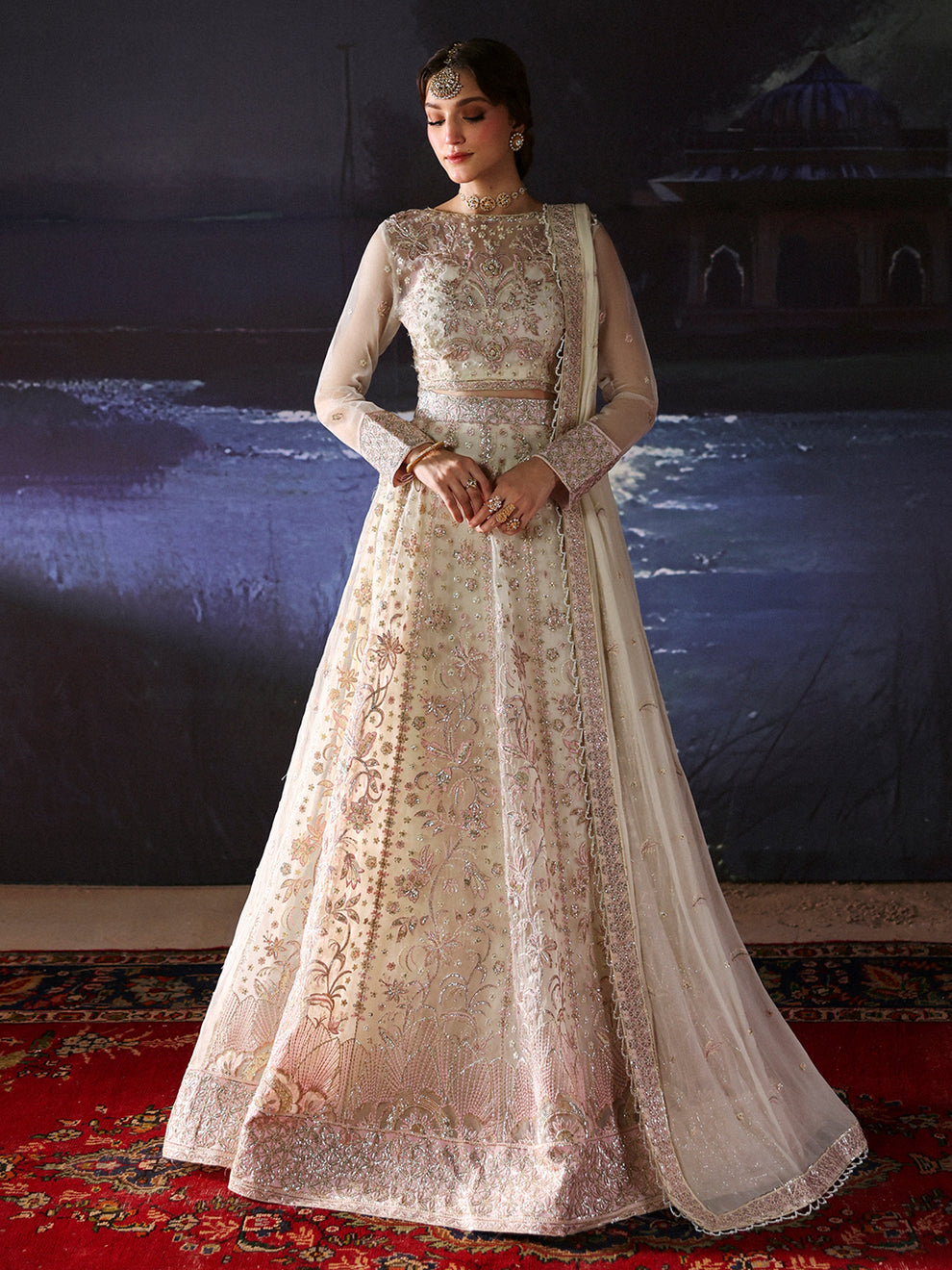 Mahnur | Pakeeza Luxury Formals | Nureh | PK - 06 by Mahnur - Designer Dress  - Type : Ladies Clothes - Available at Libayah - 100% Original 