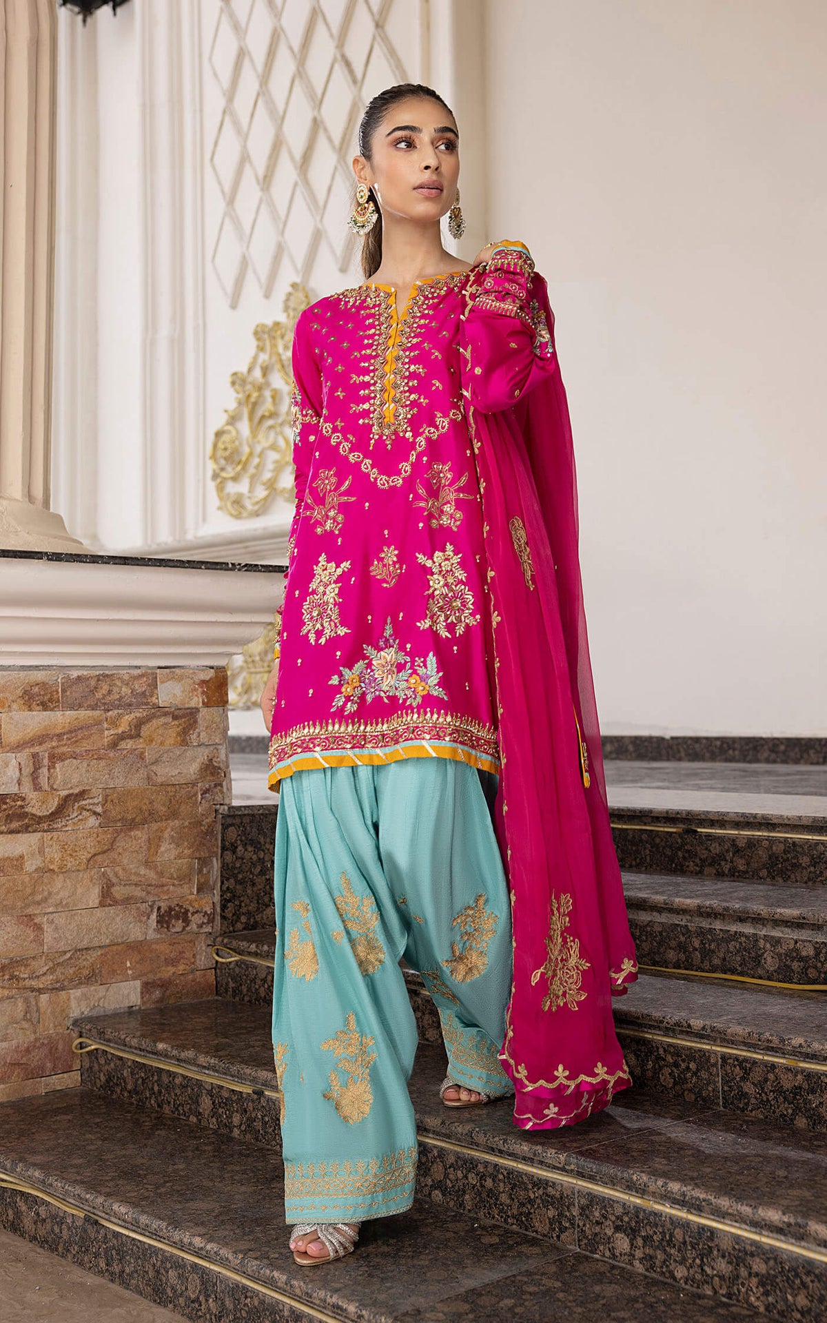 Asifa and Nabeel | Bridal Formals | Rang by Asifa and Nabeel - Designer Dress - Type: Formal - Available at Libayah - 100% Original