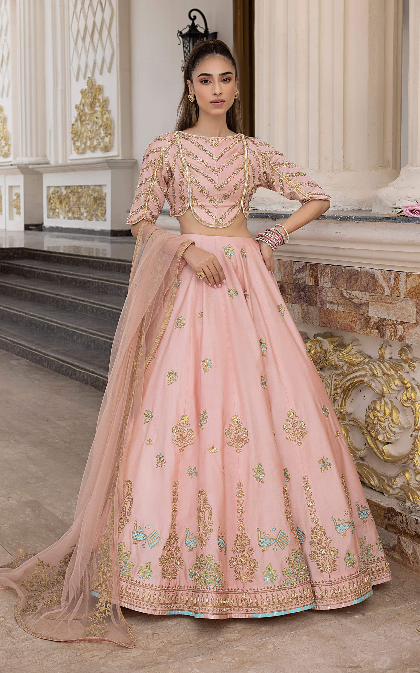 Asifa and Nabeel | Bridal Formals | Khuwab by Asifa and Nabeel - Designer Dress - Type: Formal - Available at Libayah - 100% Original
