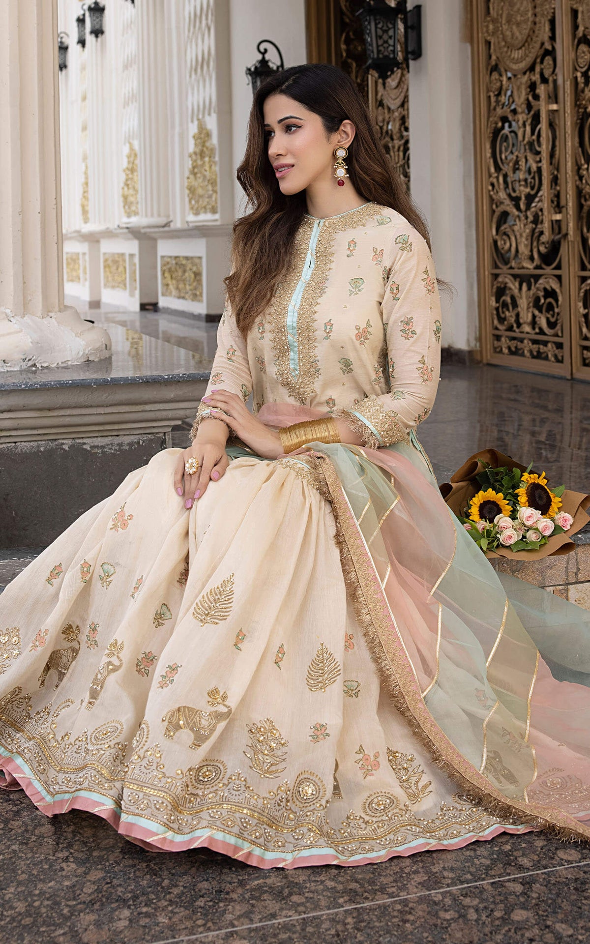 Asifa and Nabeel | Bridal Formals | Shayari by Asifa and Nabeel - Designer Dress - Type: Formal - Available at Libayah - 100% Original