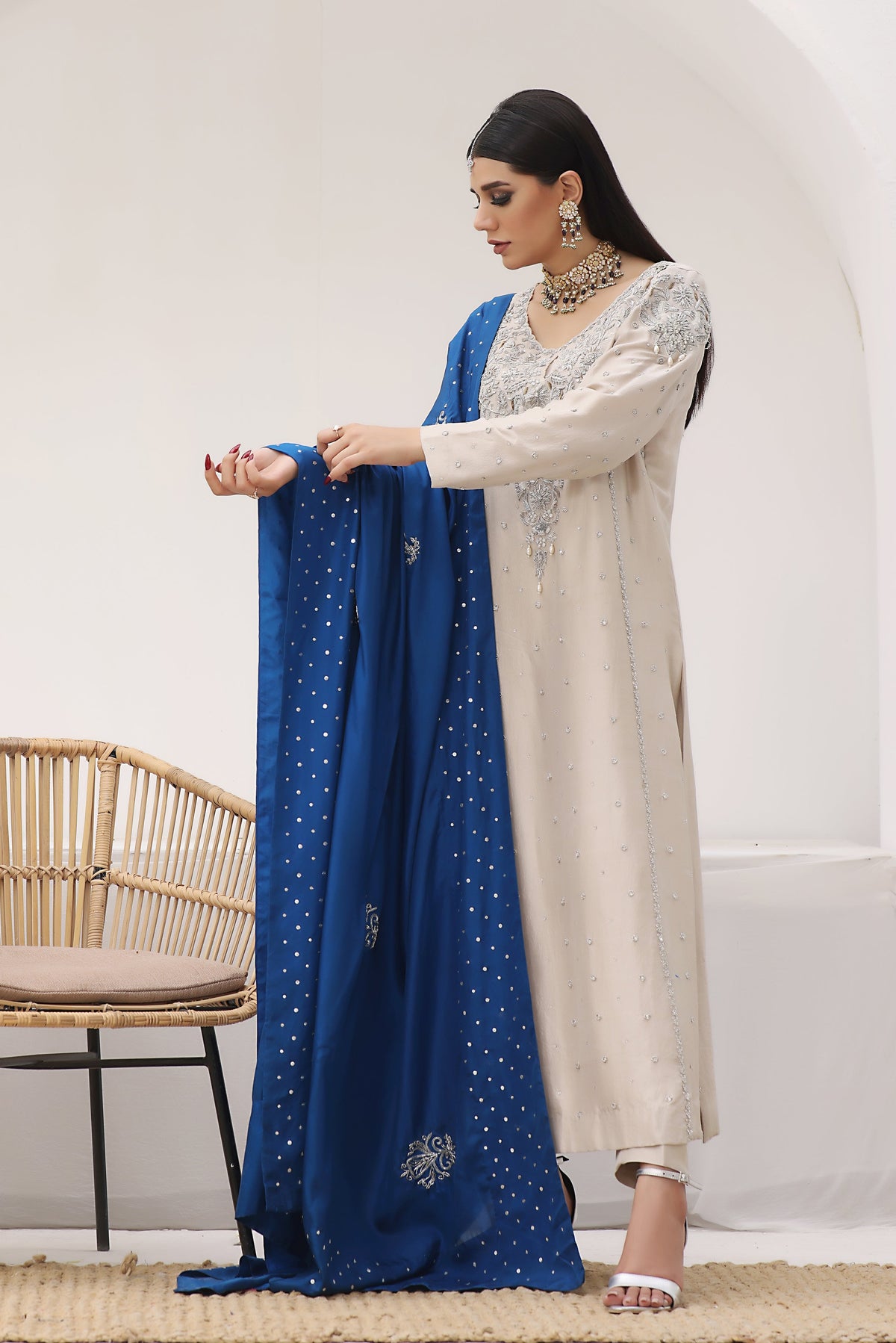 Mona Imran | Nain Wedding Formals | AMAANI by Mona Imran - Designer Dress - Type: Ladies Clothes - Available at Libayah - 100% Original