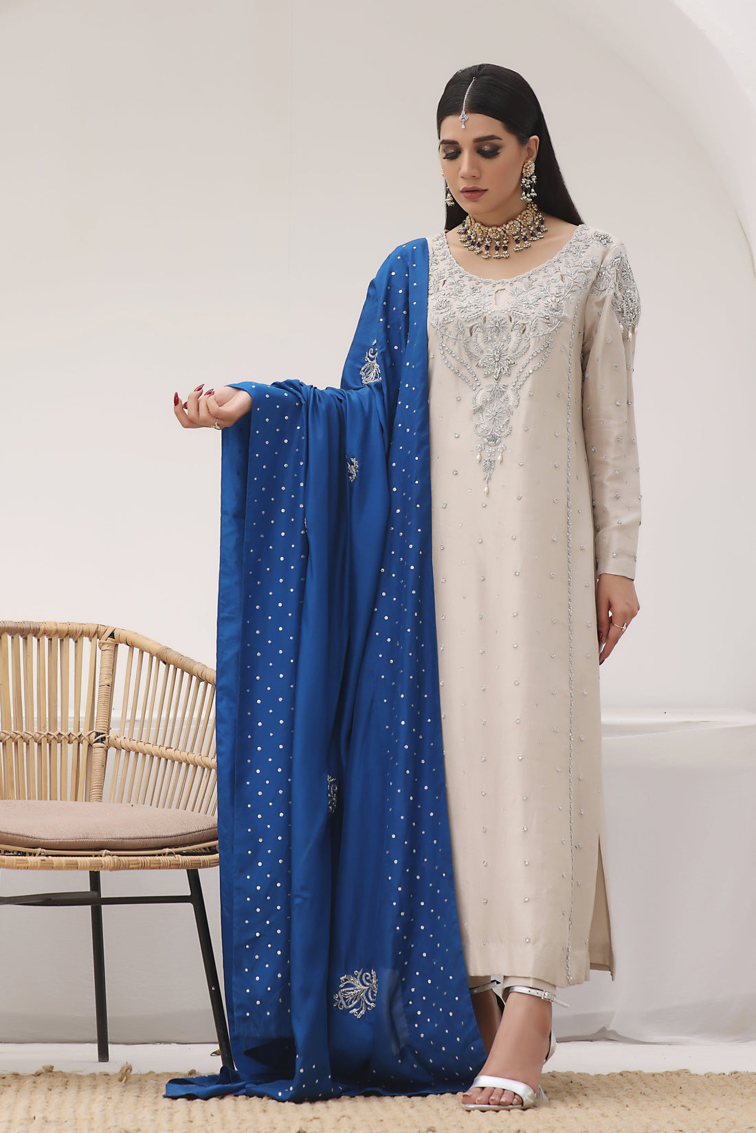 Mona Imran | Nain Wedding Formals | AMAANI by Mona Imran - Designer Dress - Type: Ladies Clothes - Available at Libayah - 100% Original