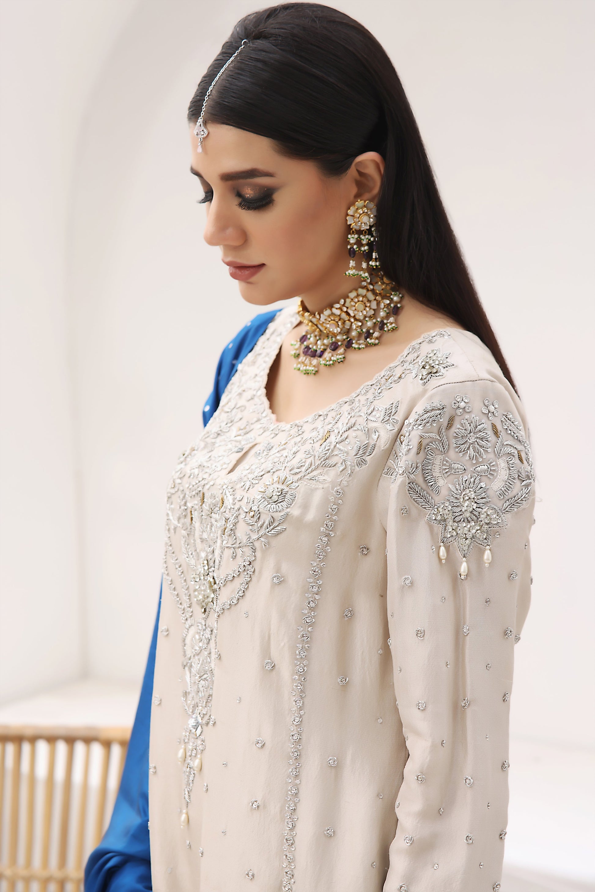 Mona Imran | Nain Wedding Formals | AMAANI by Mona Imran - Designer Dress - Type: Ladies Clothes - Available at Libayah - 100% Original