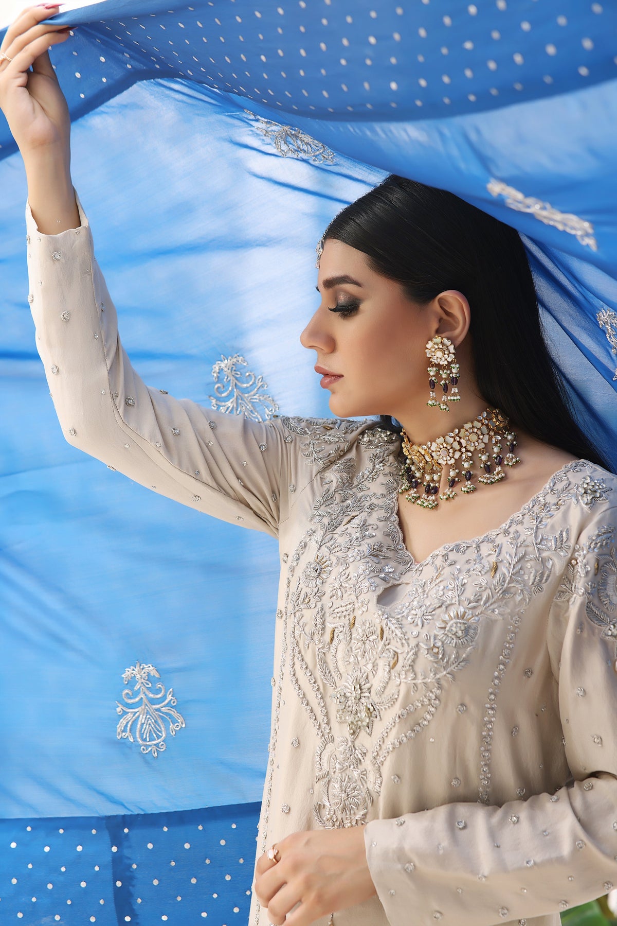 Mona Imran | Nain Wedding Formals | AMAANI by Mona Imran - Designer Dress - Type: Ladies Clothes - Available at Libayah - 100% Original