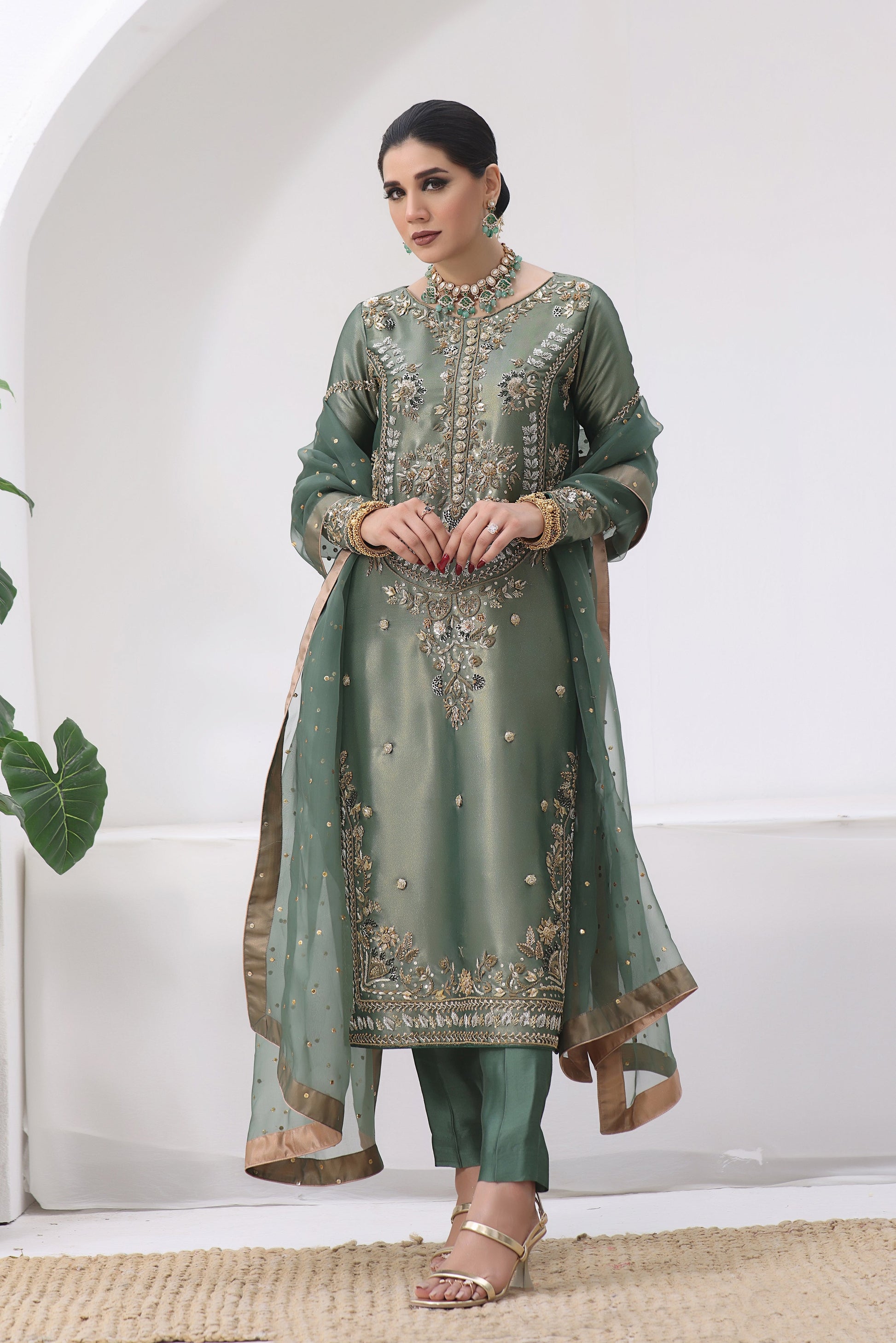 Mona Imran | Nain Wedding Formals | FAYE by Mona Imran - Designer Dress - Type: Ladies Clothes - Available at Libayah - 100% Original