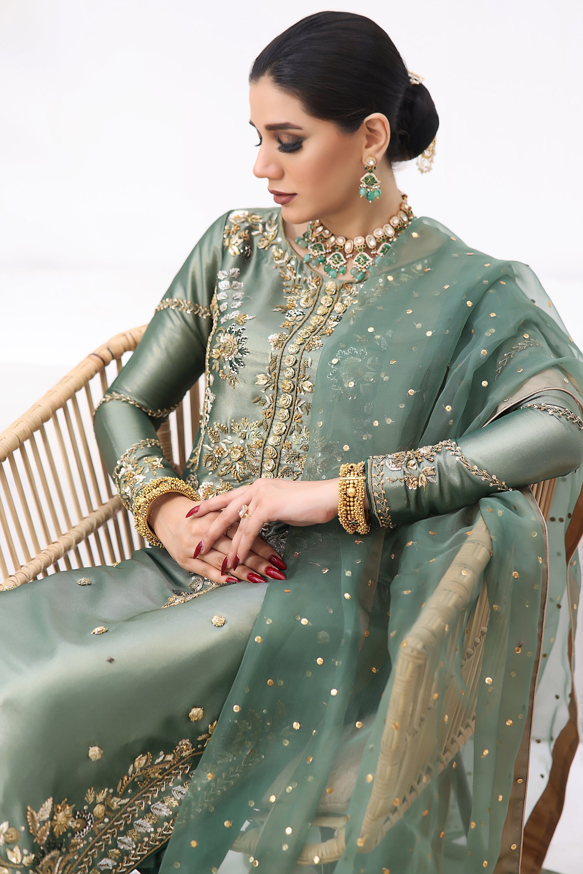 Mona Imran | Nain Wedding Formals | FAYE by Mona Imran - Designer Dress - Type: Ladies Clothes - Available at Libayah - 100% Original
