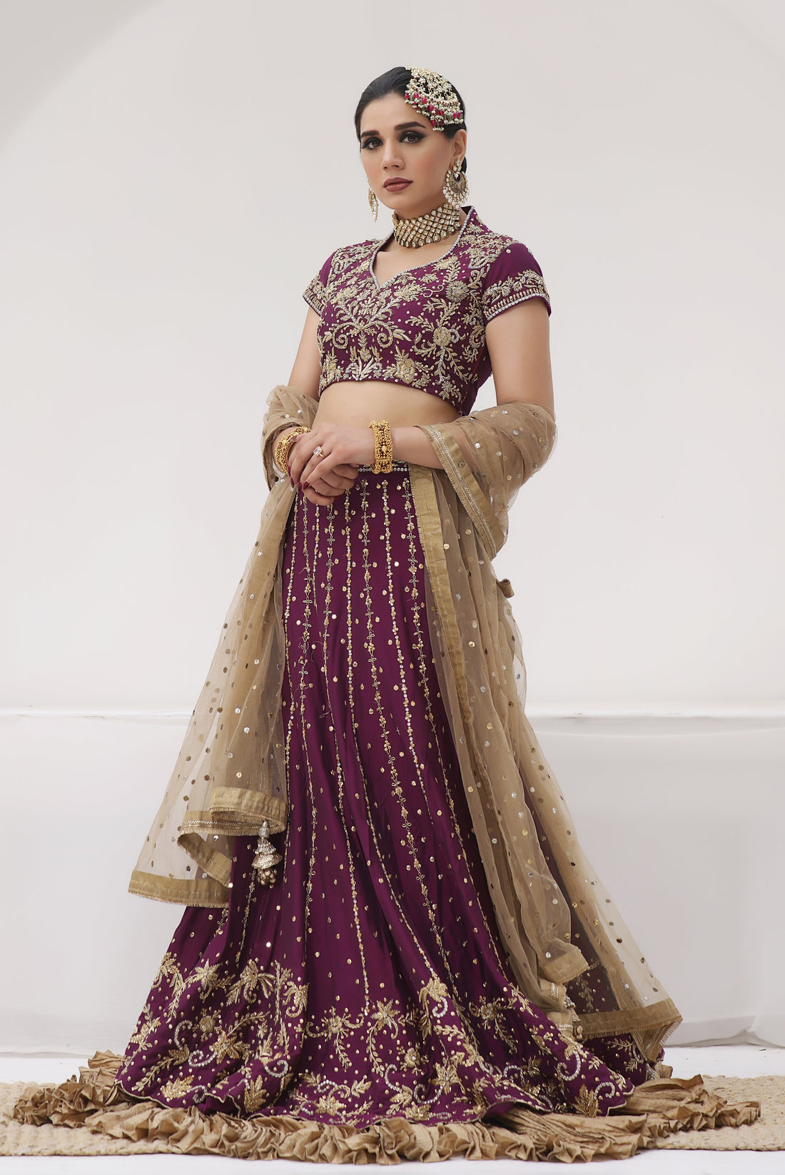 Mona Imran | Nain Wedding Formals | HAYAL by Mona Imran - Designer Dress - Type: Ladies Clothes - Available at Libayah - 100% Original