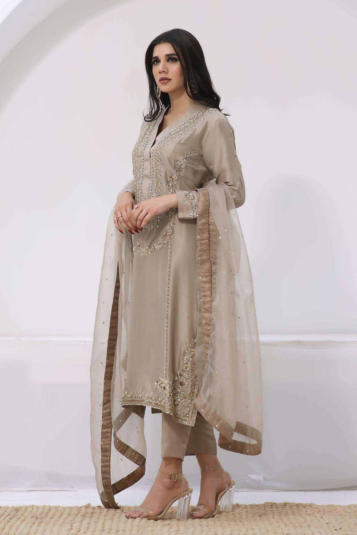 Mona Imran | Nain Wedding Formals | MAHAY by Mona Imran - Designer Dress - Type: Ladies Clothes - Available at Libayah - 100% Original