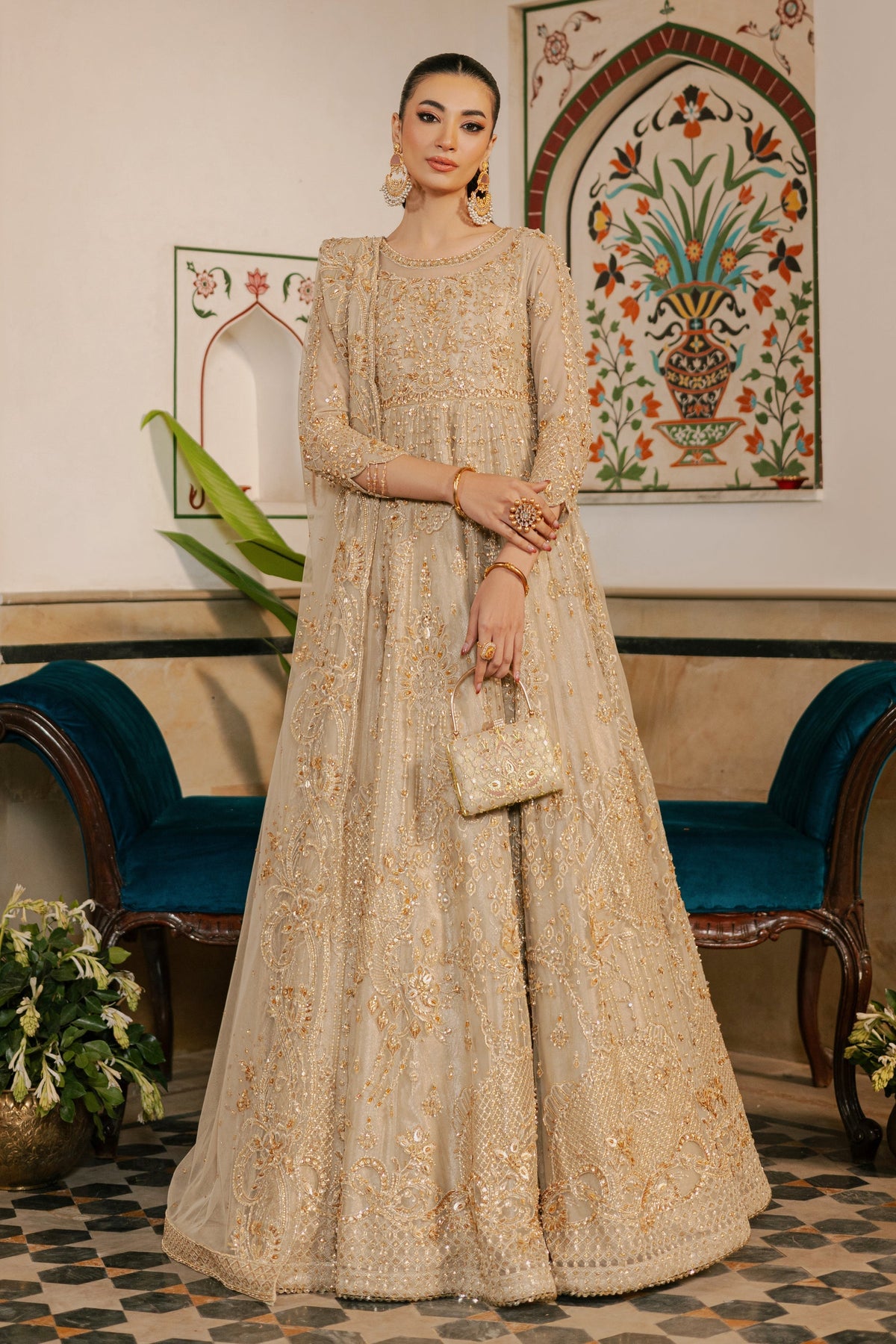 Naqshi | Ghar Ki Shadi | Maneha by Naqshi - Designer Dress - Type: Ladies Clothes - Available at Libayah - 100% Original