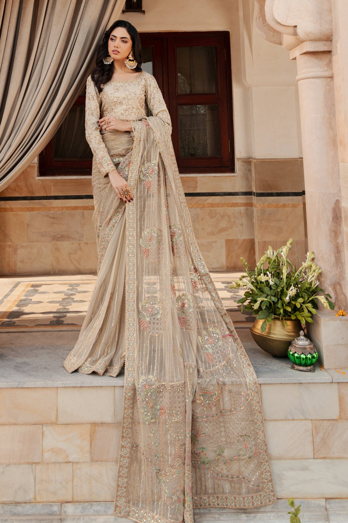 Naqshi | Ghar Ki Shadi | Ramish by Naqshi - Designer Dress - Type: Ladies Clothes - Available at Libayah - 100% Original