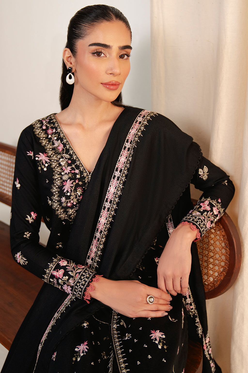 Neeshay | Fall Pret 24 | Noir Garden by Neeshay - Designer Dress - Type: Ladies Clothes - Available at Libayah - 100% Original
