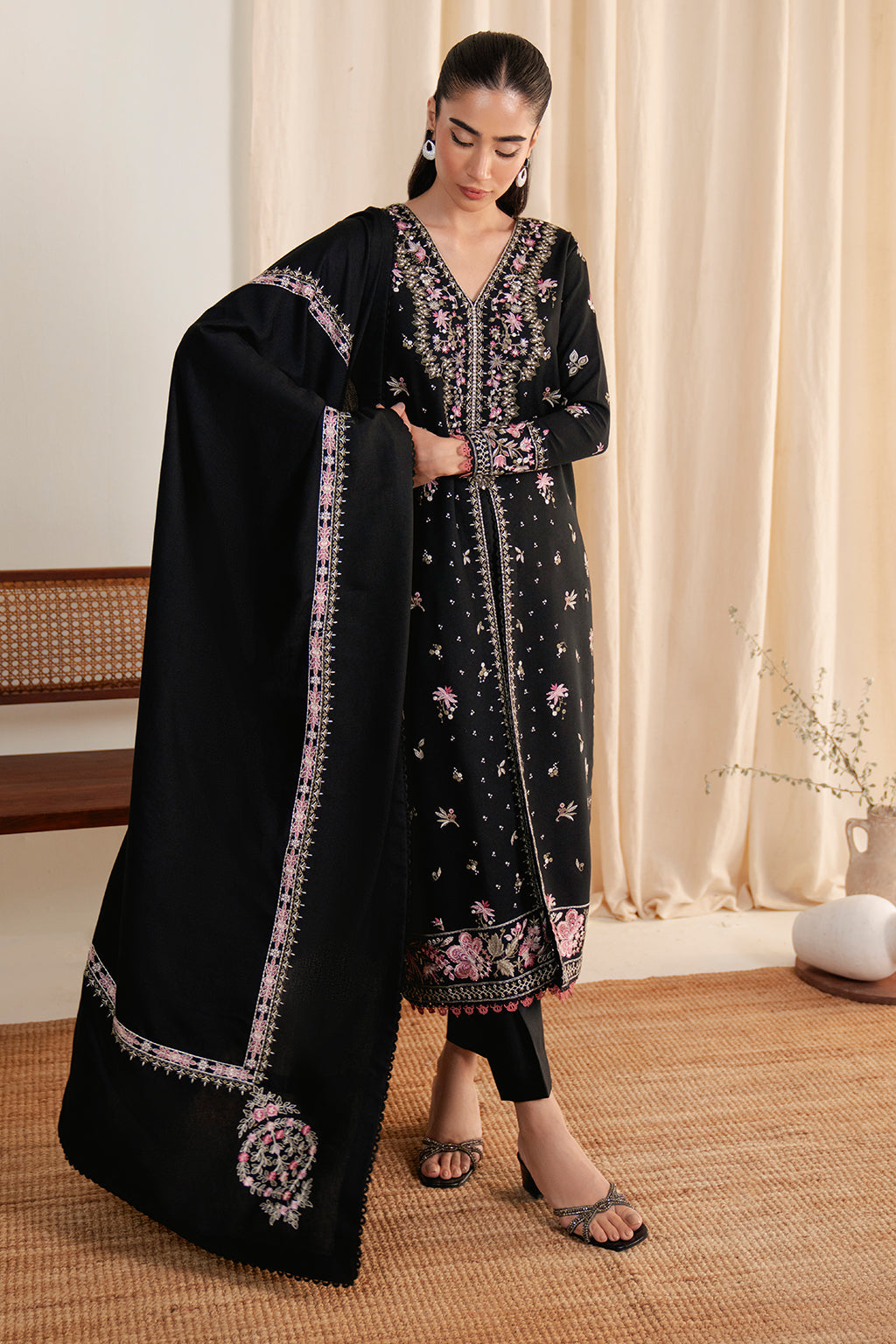 Neeshay | Fall Pret 24 | Noir Garden by Neeshay - Designer Dress - Type: Ladies Clothes - Available at Libayah - 100% Original