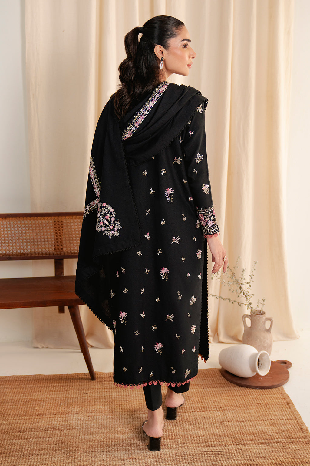 Neeshay | Fall Pret 24 | Noir Garden by Neeshay - Designer Dress - Type: Ladies Clothes - Available at Libayah - 100% Original